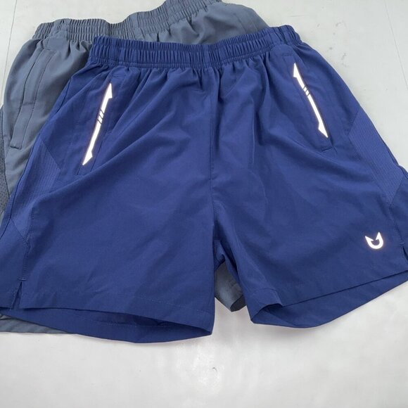Northyard Athletic Shorts Men’s S Lot Of 2 Poly Stretch Reflective Run Exercise - Picture 9 of 11